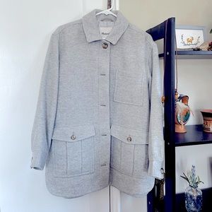 Madewell Belrose Wool Shirt Jacket /Shacket